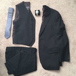 Three Piece Slim Fit Suit